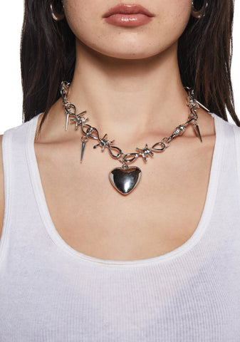 Chain Heart Necklace