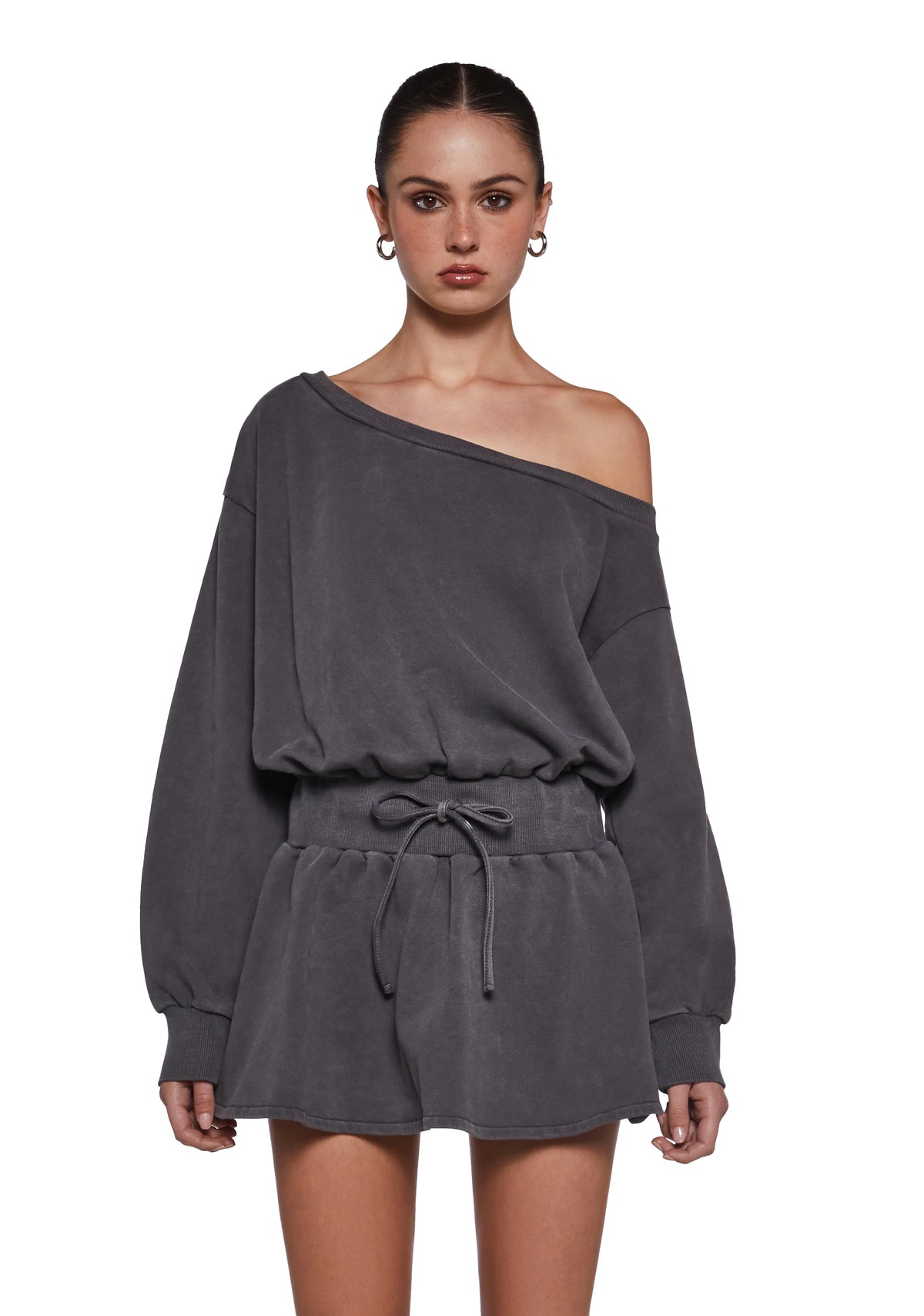 Fingers Crossed Sweatshirt Dress