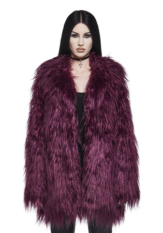 Grim Grace Shag Faux Fur Jacket