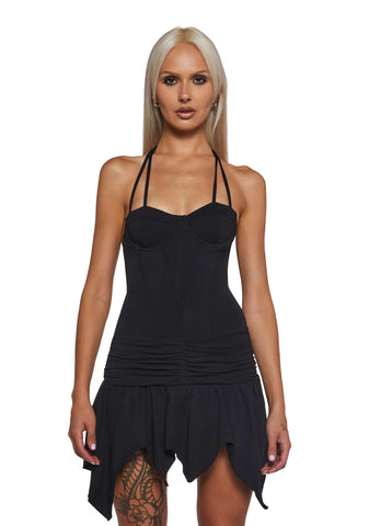 Oracle Of Delphi Mini Dress - Black