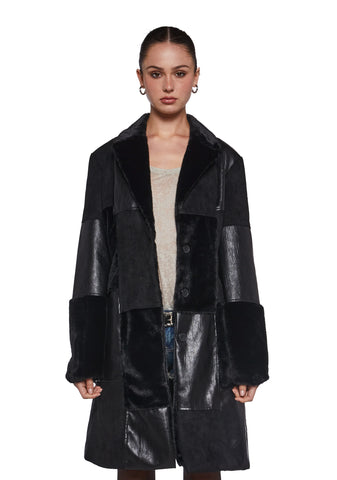 In The Twilight Faux Fur Coat