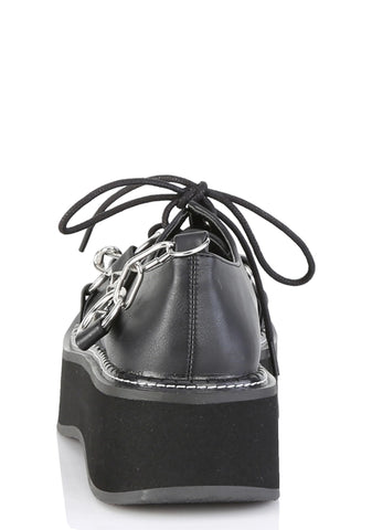 Emily-32 Platform Oxford Shoes