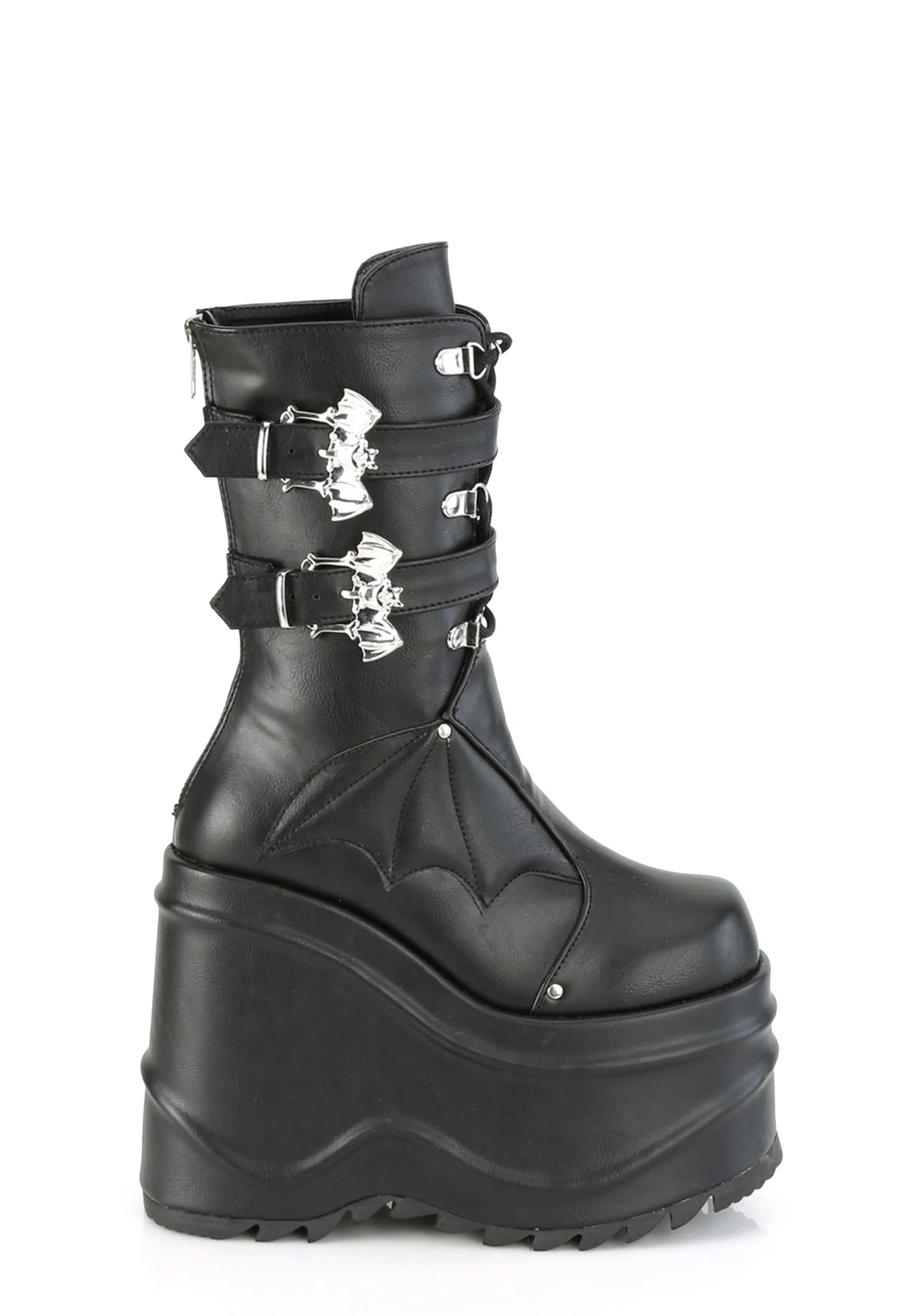 Wave-150 Platform Mid-Calf Boots