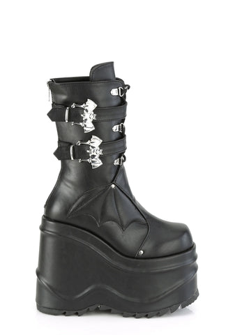 Wave-150 Platform Mid-Calf Boots