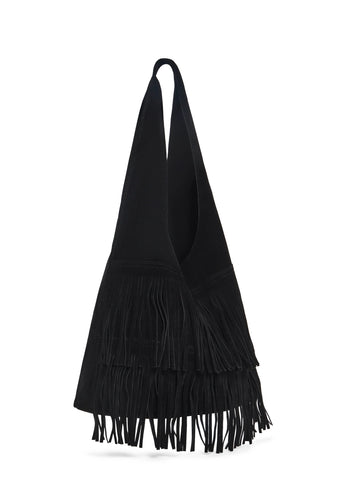 Total Authority Faux Suede Bag