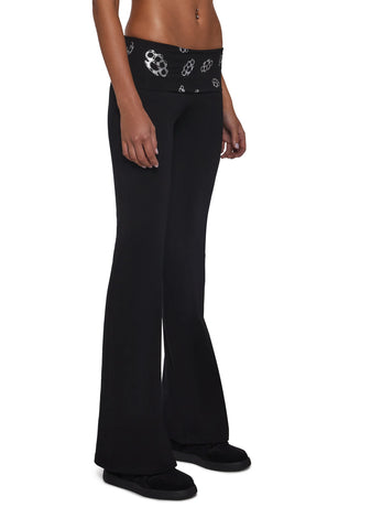 Ciska Brass Knuckle Low Rise Sweatpants