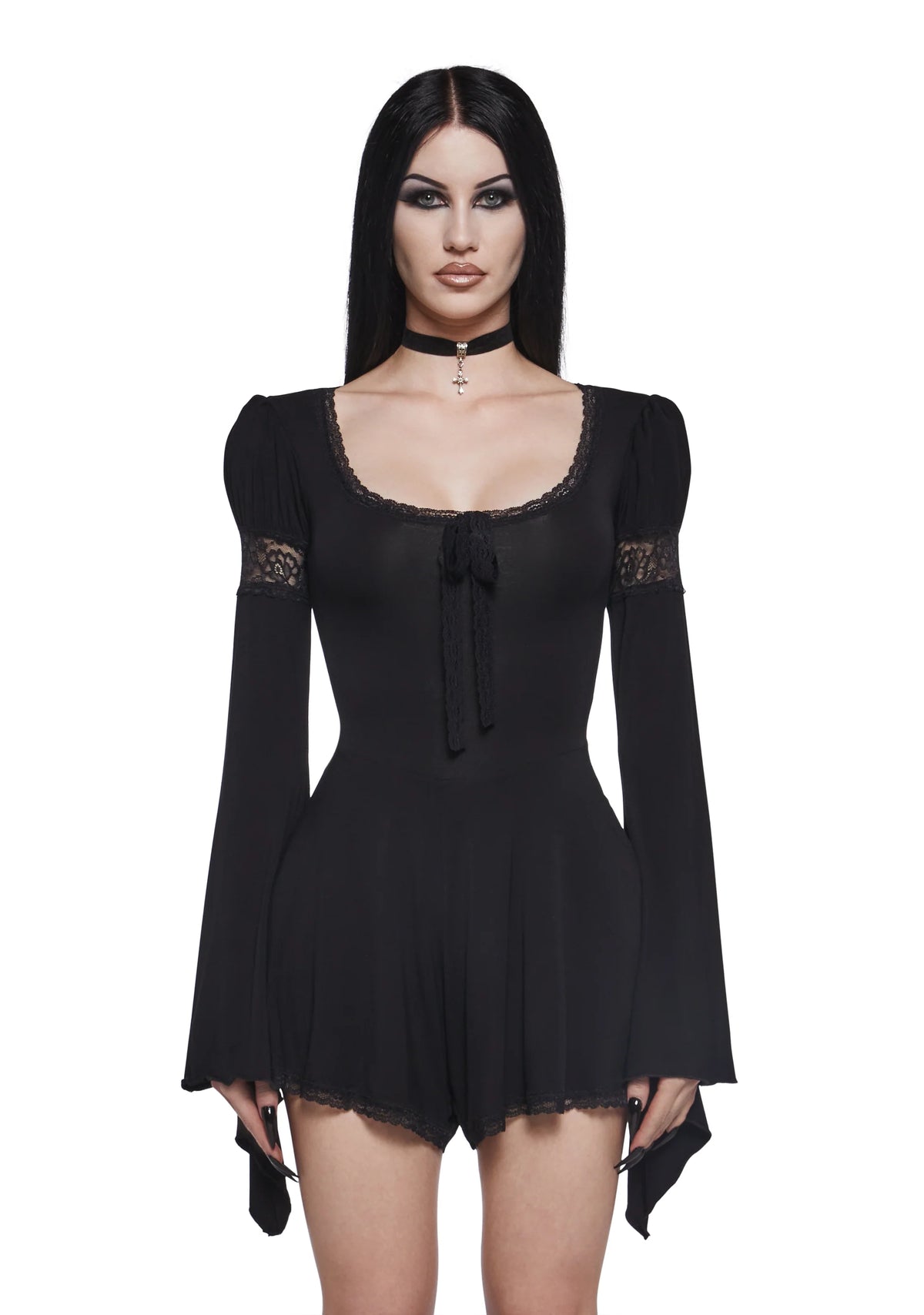 Haute Streak Knit Romper