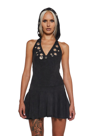 Cloak And Dagger Hooded Dress