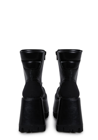 Totally Swear Platform Boots