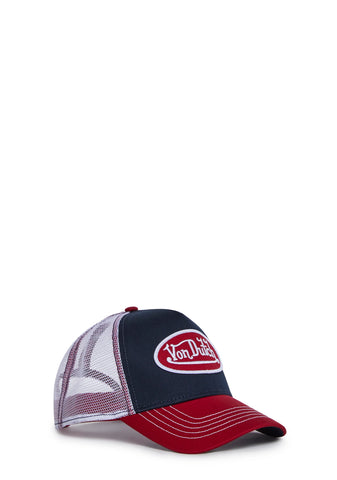 Red And Black Trucker Hat