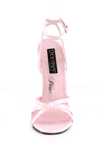 Domina-108 Strappy Ankle Wrap Sandals-Baby Pink