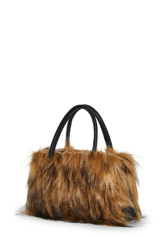 Paparazzi Faux Fur Shoulder Bag