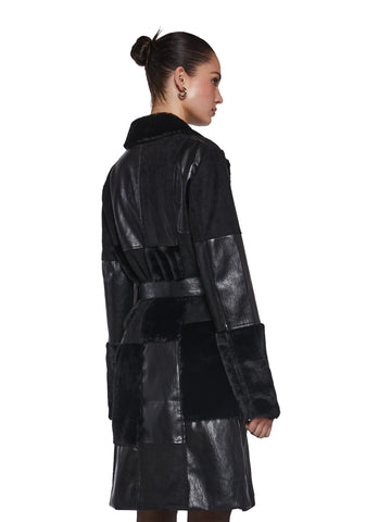 In The Twilight Faux Fur Coat