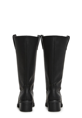 Session Dismissed Moto Boots - Black