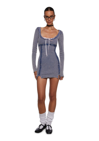 Pen Pals Thermal Mini Dress