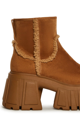 Utopia Faux Fur Chelsea Boots