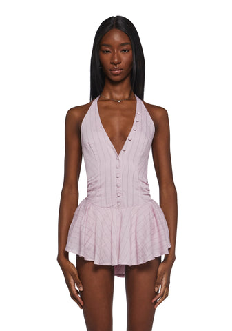 Sweet Sensations Halter Dress