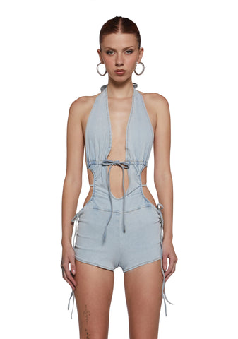 Breathtaking Look Cut Out Romper