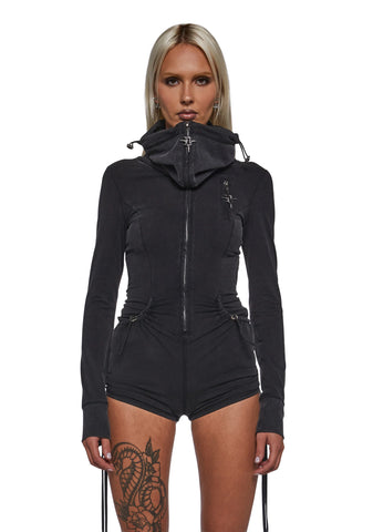 Ego Washed Knit Jersey Romper