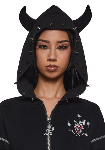 Boogie Woogie Wu Cropped Hoodie