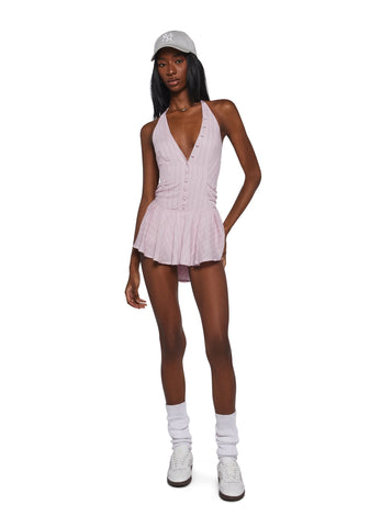 Sweet Sensations Halter Dress