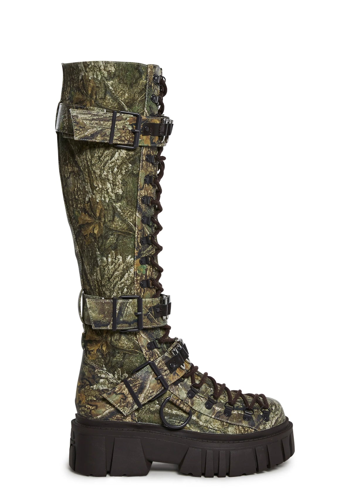 Camo Knee High Boots