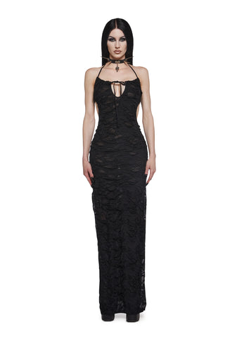 Cemetery Surprise Maxi Dress