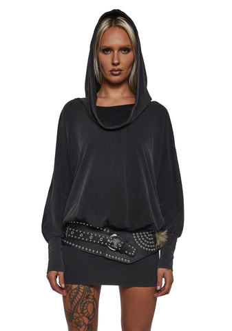 Ego Cowl Banded Mini Dress