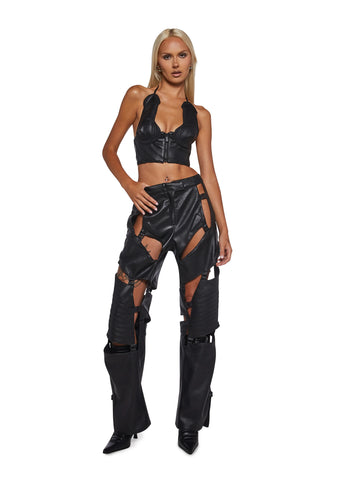 Moto Dickini Top - Black