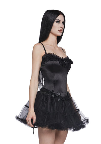 Romantic Age Corset Top - Black