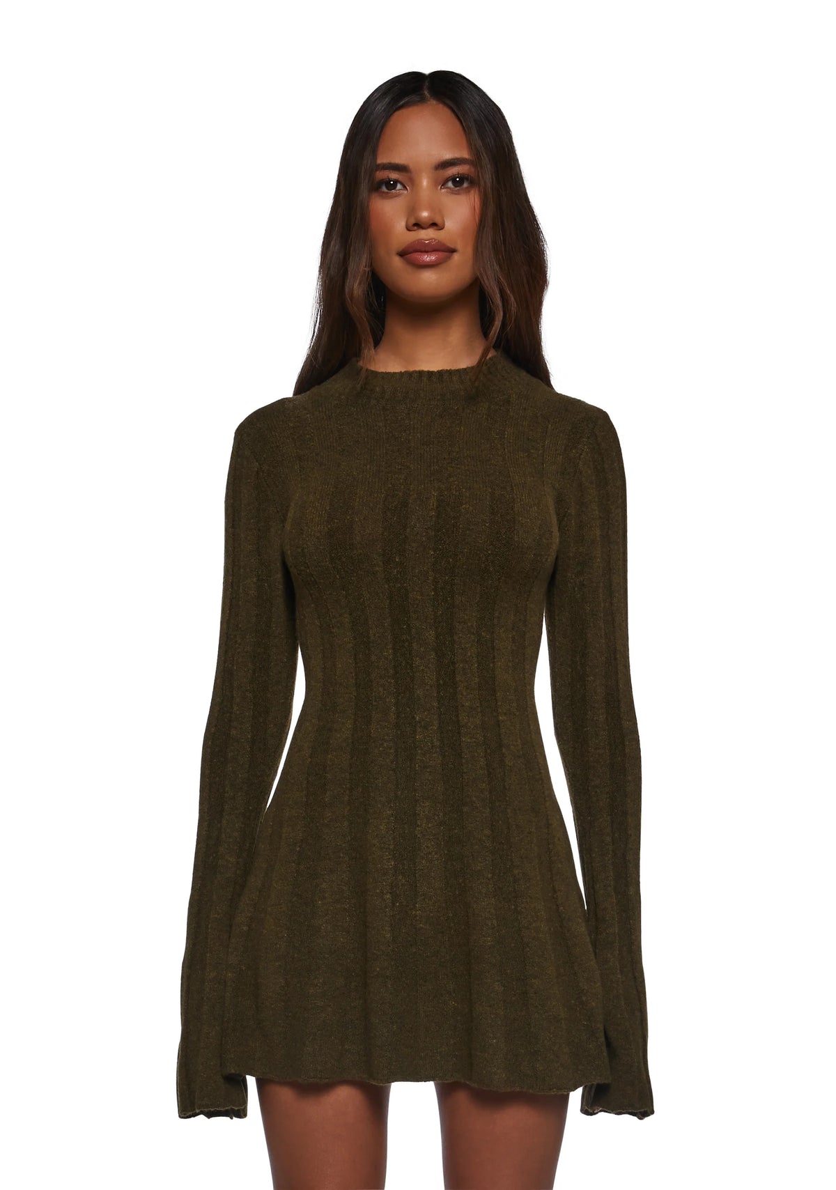 Cafe Reverie Mini Dress - Green