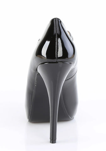 Chloe-02 Platform Mary Jane Pumps-Black