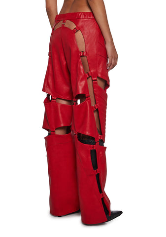 Biker Floating Pants - Red
