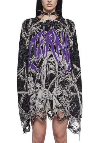 Eternally Sinful Knit Sweater