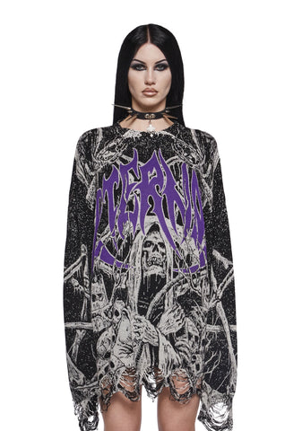 Eternally Sinful Knit Sweater