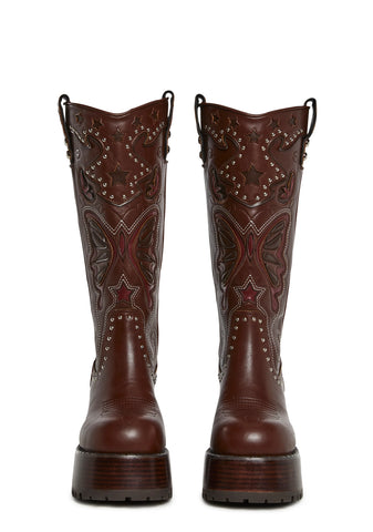 Butterfly Rodeo Western Boots