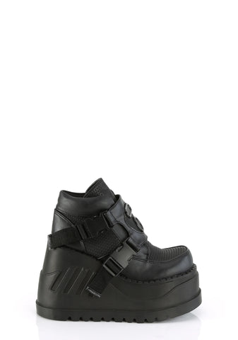 Stomp-15 Platform Wedge Booties