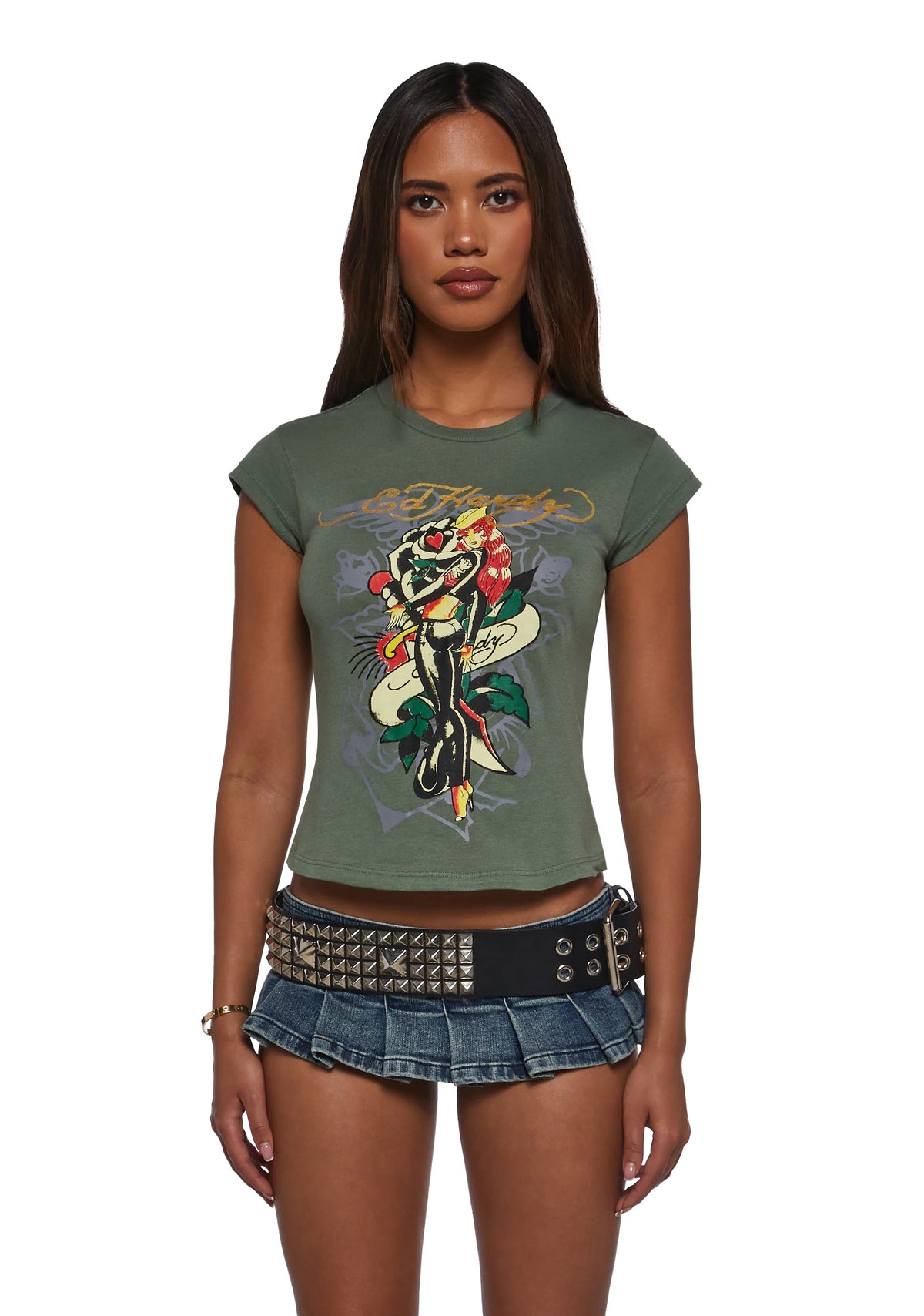 Sailor Girl Cap Sleeve Tee