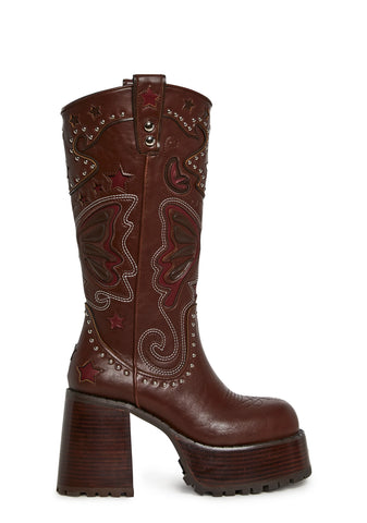 Butterfly Rodeo Western Boots