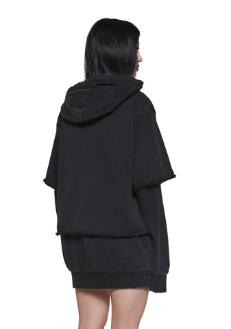 Looming Goth Zip-Up Hoodie