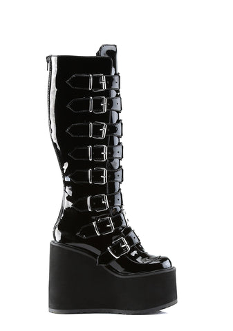 Swing-815 Platform Knee High Boots