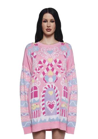 Chitter N' Chatter Oversized Sweater