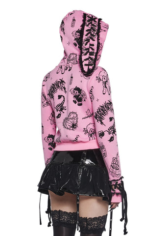 Babe Breaking Tradition Bunny Ear Jacket
