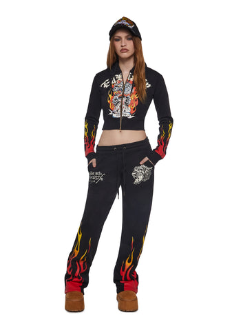 Tiger Flame Sweatpants