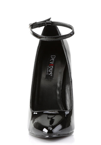 Domina-442 Mary Jane Pumps-Black-Red