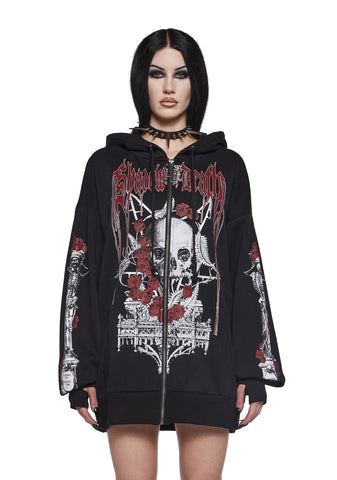 Shadow Of Death Zip-Up Hoodie