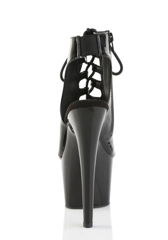 Adore-700-20 Platform Ankle Booties-Black