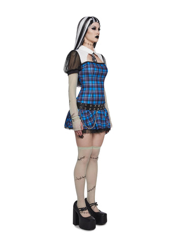 Reanimated Doll Costume And Wig Set