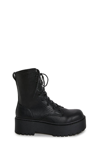 Renegade Combat Boots - Black