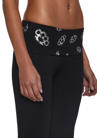 Ciska Brass Knuckle Low Rise Sweatpants